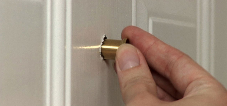 peephole door repair in Manhattan Beach